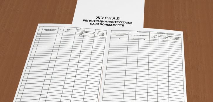 Metodiska instruktioner och rekommendationer för att komplettera tidskriftsinformationen på arbetsplatsen