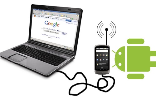 Så här använder du telefonen som modem