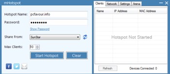 programmet Mhotspot