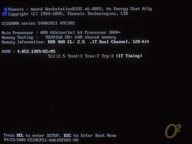 BIOS ljudsignaler