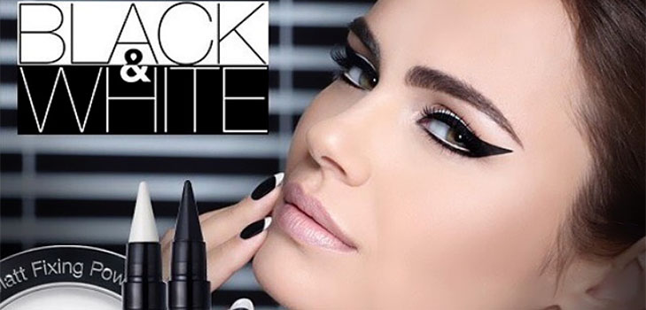 Black & White: en samling smink Isadora The Monochrome Look