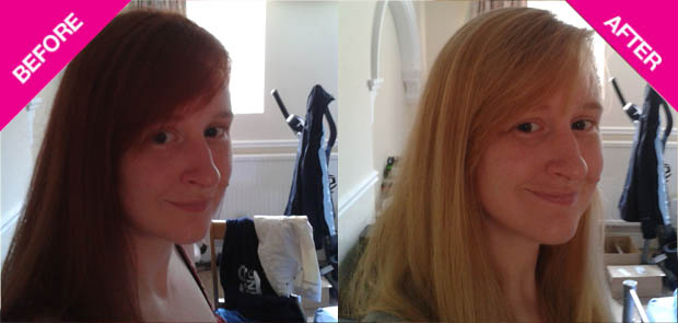 Blond hår: foto före och efter färgning hemma