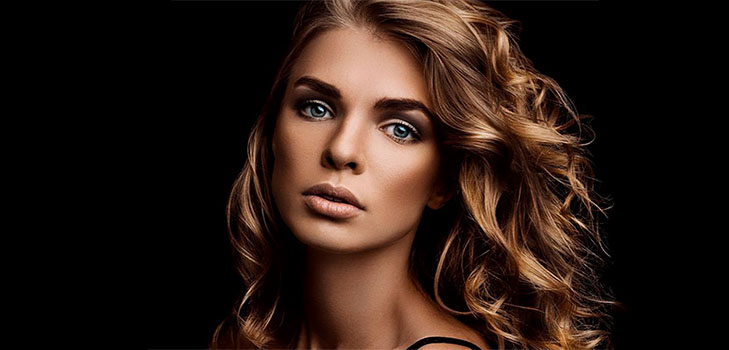 Turtle color: curls Еcaille - hair-trend-2017