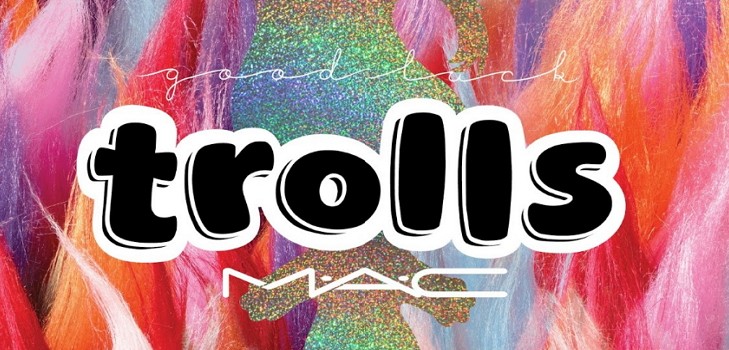 Glamorös troll: Dekorativ samling av MAC Good Luck Trolls