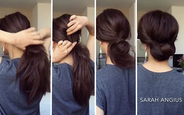 Elegant bunt på fem minuter: instruktioner från stylisten