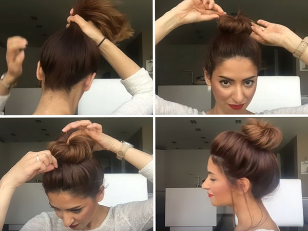 Elegant bunt på fem minuter: instruktioner från stylisten