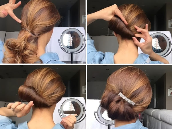 Elegant bunt på fem minuter: instruktioner från stylisten