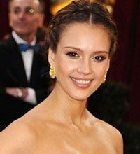 Ovalt ansikte: Jessica Alba Ovalt ansikte: Jessica Alba