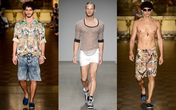 Vilka mäns shorts kommer att vara moderna under 2014?