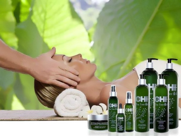 Sommarfuktande: en samling hårvård SHI Tea Tree Oil