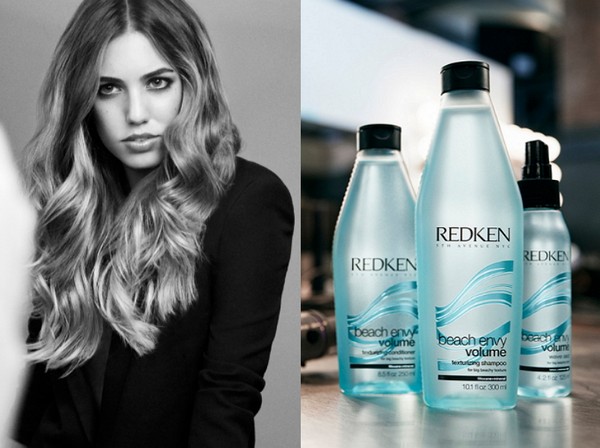 Den maximala volymen: nya produkter för hårvård Redken Beach Envy & High Rise