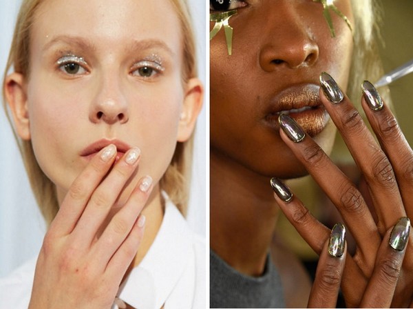 Manikyr med glitter - sommar trend-2016