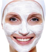 Masker för ansikte gjorda av gräddfil