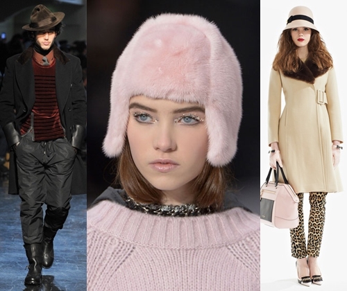 Trendiga vinter-2014 hattar (foto): Vilken herres och kvinnors hattar kommer att vara fashionabla 2014