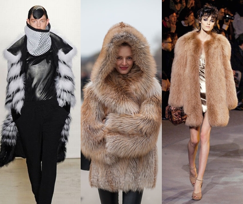 Moderna pälsrockar vinter 2013-2014: foto av fashionabla modeller och stilar av kvinnors rockar 2014