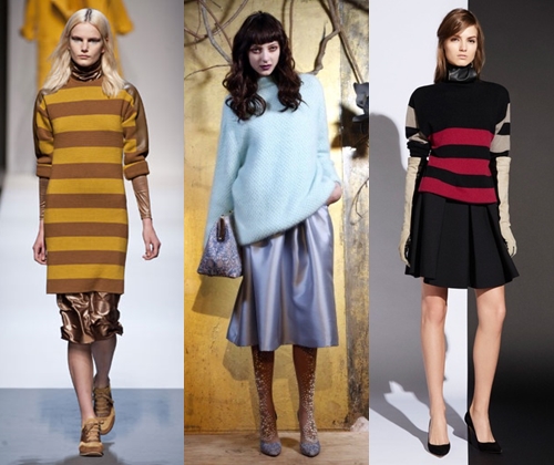 Trendiga damtröjor höstvintern 2015-2016: foto av de mest fashionabla strumpbyxorna i 2015