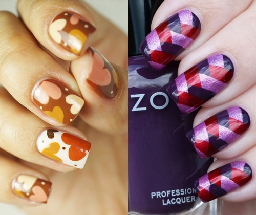 Trendig nageldesign vinter 2014