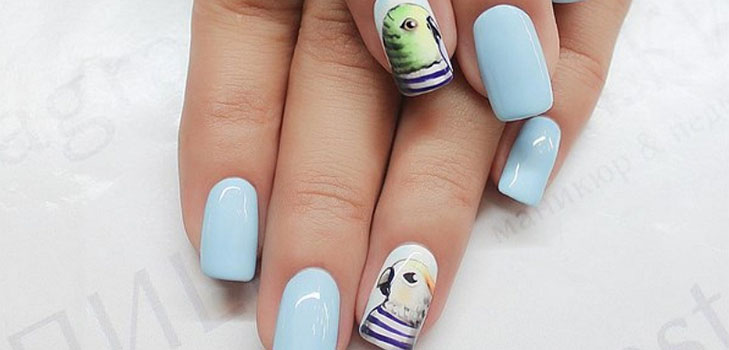 Nail art på en spik - hösten trend-2016
