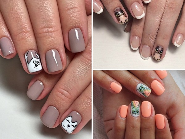 Nail art på en spik - hösten trend-2016