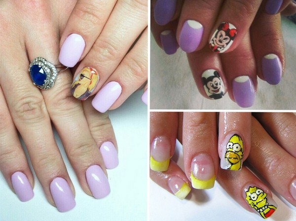 Nail art på en spik - hösten trend-2016