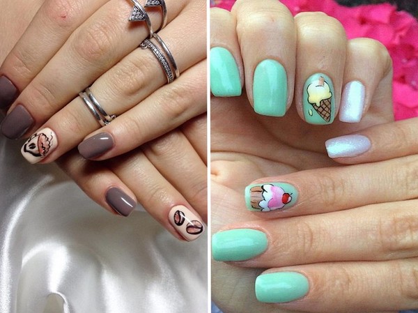 Nail art på en spik - hösten trend-2016