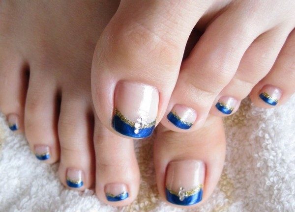Trendig nageldesign på benen - foton och videoklipp