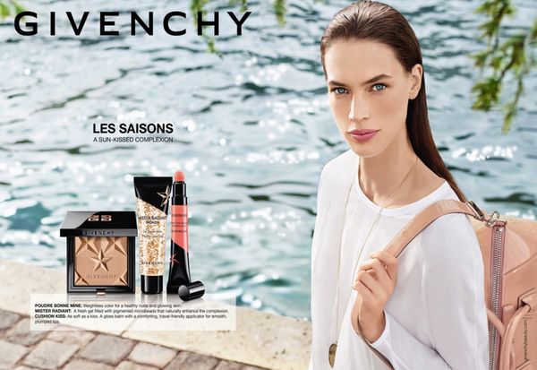 Solens kyss: Dekorativ linjal Givenchy Les Saisons 2016