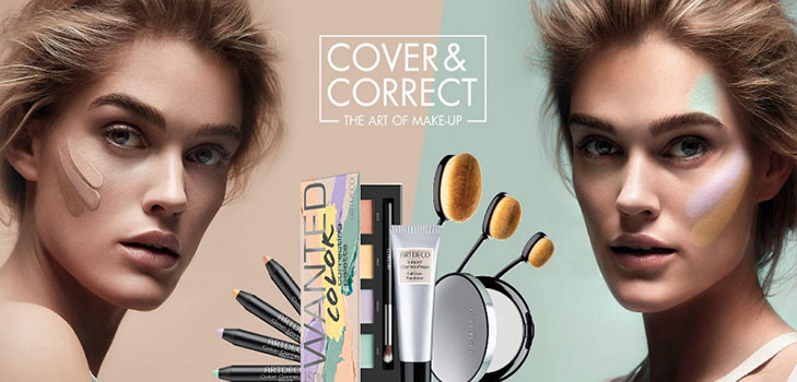 Hemligheten med perfekt hud: en samling smink Artdeco Cover & Correct