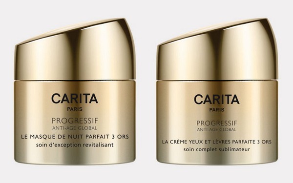Ungdomars hemligheter: Anti-aging novelties Carita Trio of Gold