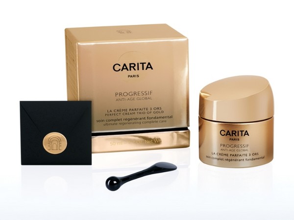 Ungdomars hemligheter: Anti-aging novelties Carita Trio of Gold