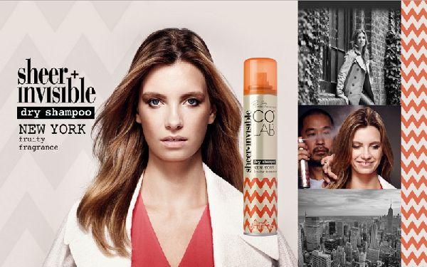 Symbios av mode och vetenskap: Samling av Colab Sheer & Osynliga torra schampon