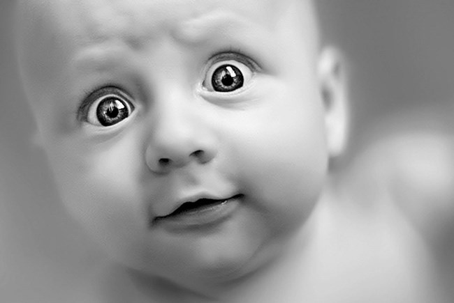 Baby ansikte