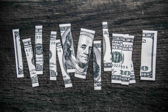 Den snittiga dollarräkningen