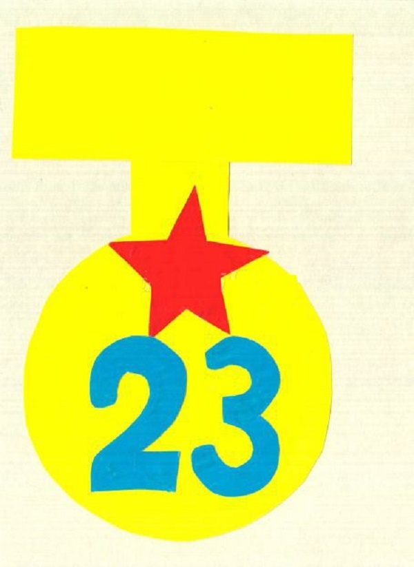 Applique den 23 februari, egna händer