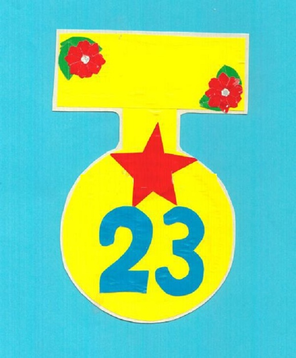 Applique den 23 februari, egna händer