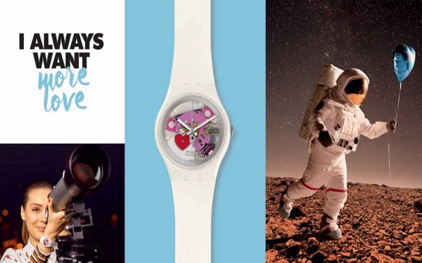 Mer kärlek: En överraskning från det schweiziska klockmärket Swatch