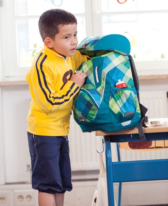 Ryggsäck för en första-grader