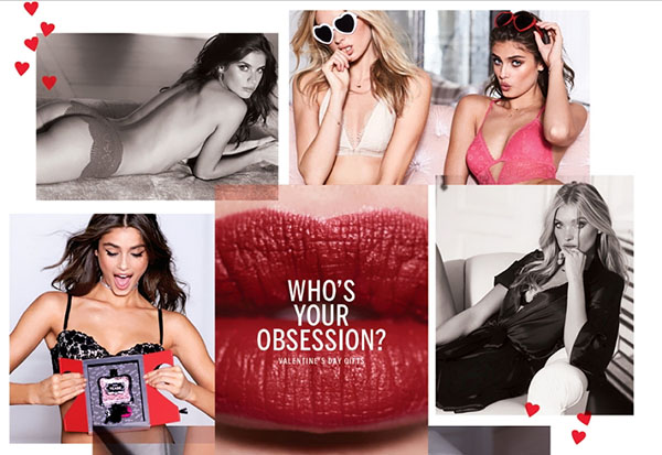 För de vackraste: Victoria's Secret Valentine's 2017 underkläder samling