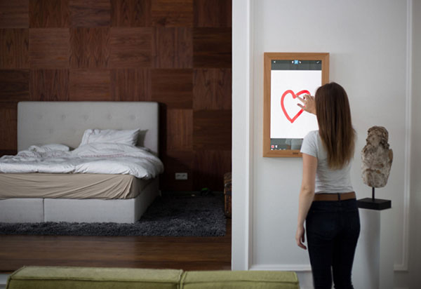 Hemassistent: Spegel-Tablet Dirror