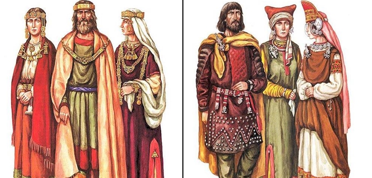 Ancient Rus kläder