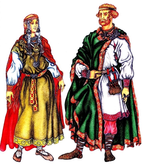 Ancient Rus kläder