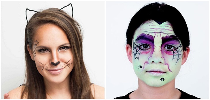 Makeup för Halloween