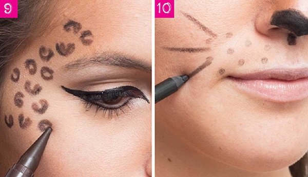 Makeup för Halloween