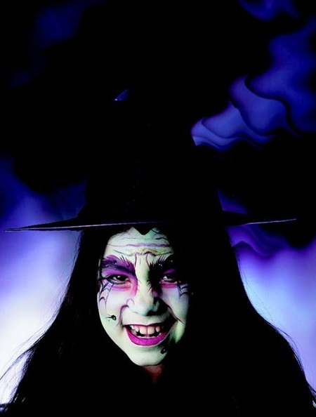 Makeup för Halloween