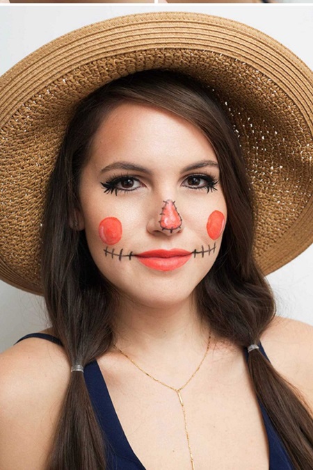 Makeup för Halloween