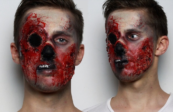 Makeup för Halloween