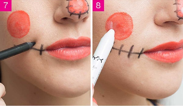 Makeup för Halloween