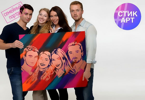 Idé för semestern: en ovanlig bild Stick Art