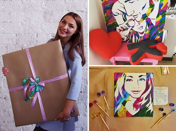 Idé för semestern: en ovanlig bild Stick Art