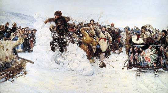 Hur man ritar Shrovetide? Rita en vårlov med barnen
